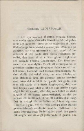 Fredrik Cederborgh.