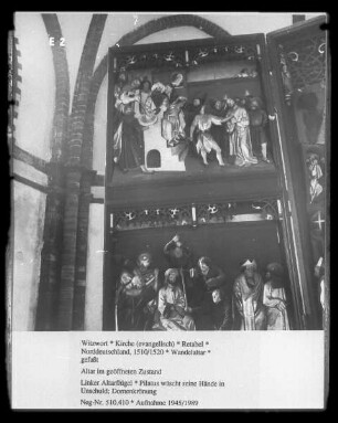 Altar im geöffneten Zustand — Linker Altarflügel