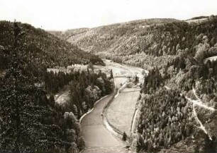 Polenztal. Blick vom Hockstein talaufwärts