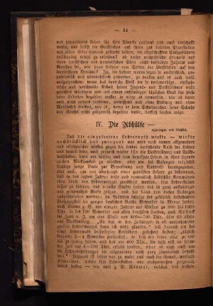 IV. Die Abhülfe