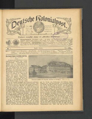 Die Kaiserfarmen in Südwestafrika.