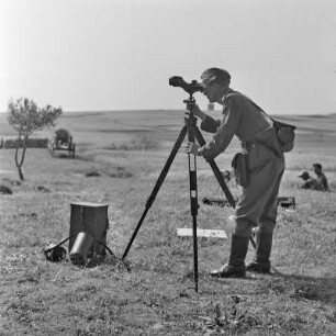 Griechenland. Insel Limnos. Soldaten der Wehrmacht im Einsatz.