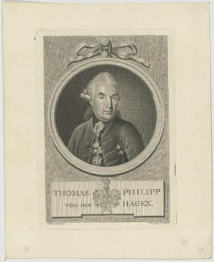 Bildnis des Thomas Philipp von der Hagen