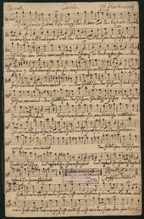 Canto. H. Hartmann.