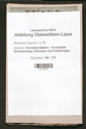 Schule zu Wörderfeld: Besetzung der Schulmeisterstelle