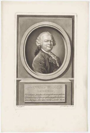 Bildnis des Gottlieb Wilhelm Rabener