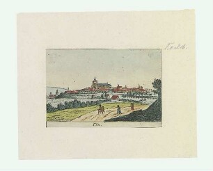 Ulm vom Galgenberg. Um 1820