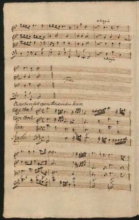 Alessandro Severo. Auszüge; strings, ob (2), bc; HWV A13