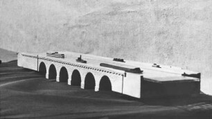 Holzmodell Brücke Creuzburg Main-Werra-Kanal in Planung