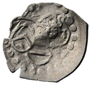 Fundmünze, Pfennig (Schüsselpfennig), 1570 - 1599