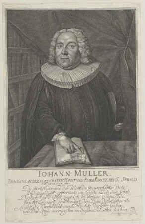 Bildnis des Iohann Müller