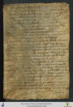 Missale, Fragment