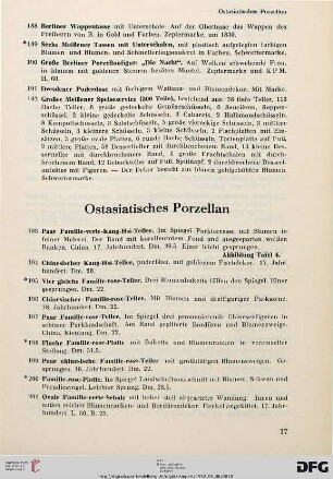 Ostasiatisches Porzellan (Nr. 193-371)