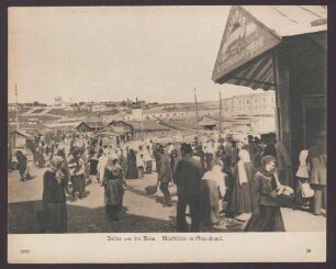 Bilder aus der Krim. Marktleben in Sewastopol.