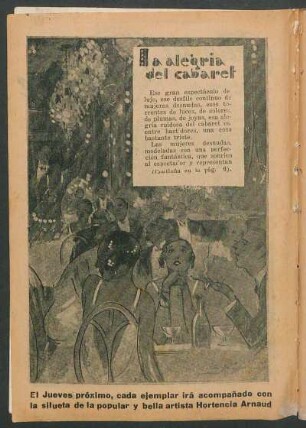 La alegría del cabaret