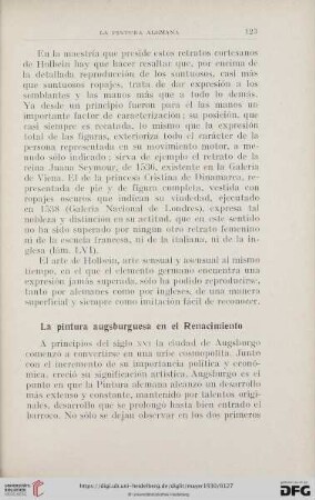 La pintura augsburguesa en el Renacimiento