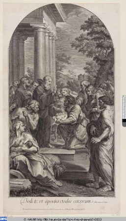 Franz de Paula erweckt ein Kind vom Tode