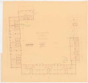 Siedlung Attilahöhe, Berlin-Tempelhof: Manteuffelstraße, Arnulfstraße, Totilastraße: Grundriss 3.OG 1:100