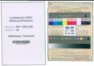 Entnazifizierung Ferdinand Hillenkamp , geb. 22.02.1894 (Amtsgerichtsrat)