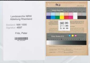 Entnazifizierung Peter Fritz, geb. 17.08.1896 (Schmiedemeister)