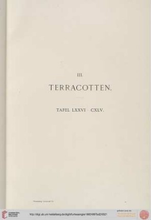 Tafeln mit Text LXXVI - CXLV
