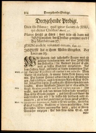 Dreyzehende Predigt