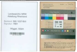Entnazifizierung Adam Wigger , geb. 04.12.1895 (Schreiner)