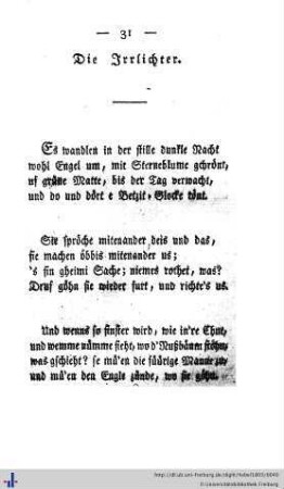 Die Irrlichter