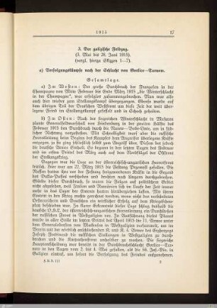 a) Verfolgungskämpfe nach der Schlacht von Gorlice-Tarnow