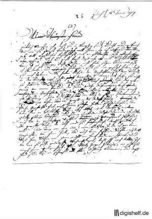 6: Brief von Salomon Geßner an Ewald Christian von Kleist