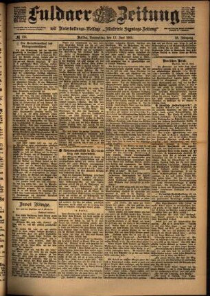 Ausgabe vom Donnerstag, den 13. Juni 1901.