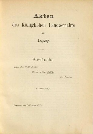 Aktenstücke zur Einführung in das Prozeßrecht, 3