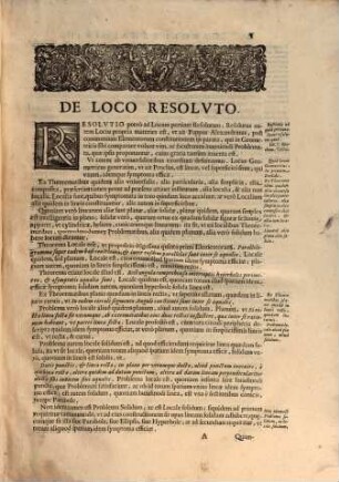 Caroli Renaldininii Sereniss. Magni Principis Etrvriae ... De resolutione, & compositione mathematica libri dvo
