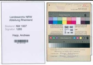 Entnazifizierung Andreas Happ , geb. 14.02.1895 (Meister)