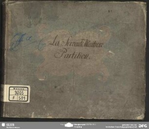 La serva padrona - Mus.3005-F-501 : V (2), orch, cemb; PayP 137
