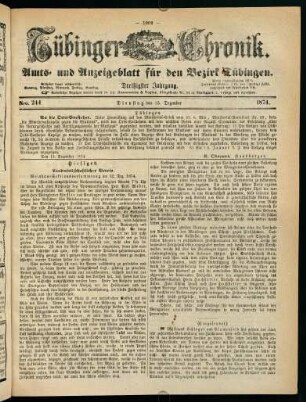 1009-1026, 15. Dezember (Nro. 244) - 19. Dezember (Nro. 247)