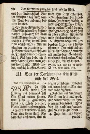 III. Von der Verläugnung sein selbst und der Welt.