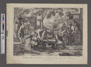 [Abraham bewirtet die Engel]