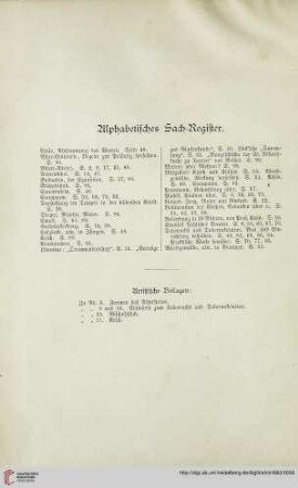 Alphabetisches Sach-Register