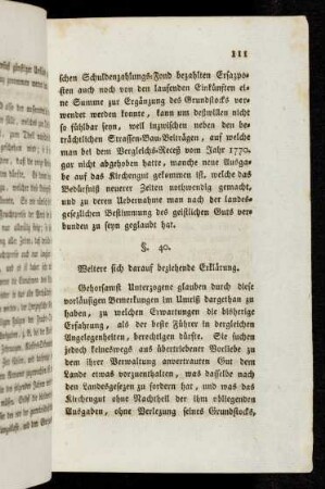 §40 Weitere sich darauf beziehende Erklärung