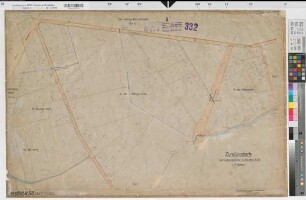 Weetfeld (Hamm), Umlegung Weetfeld, Bl. 1 Zuteilungskarte Weetfeld Flur 1