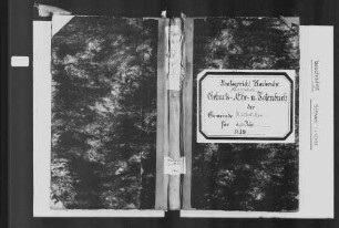 Karlsruhe, katholische Gemeinde: Standesbuch 1849