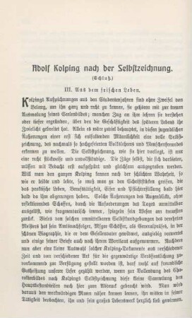 364-392 Adolf Kolping nach der Selbstzeichnung : Schluß