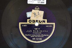 Joh Schimcho : Hebräischer Gesang / Musik: Jehuda Halévy. Bearbeitung: Louis Lewandowski