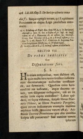 416-417, Sectio VII