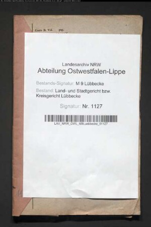 Erblasser: Schnake, Johann Friedrich; Erblasser: Schnake, Anna Marie Elisabeth, geb. Griese; Erblasser: Schnake, Anna Catharine Marie; Erblasser: Stienkemeier, Carl Ludwig: Abschluss eines Erbvertrags
