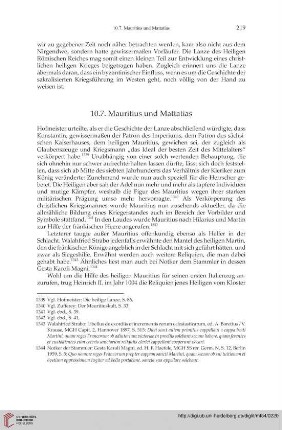 10.7. Mauritius und Mattatias