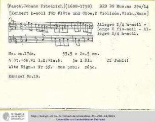 Konzert h-moll