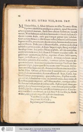 8. M. Sil. Otho VIII. Rom. Imp.