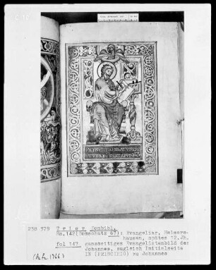 Evangeliar: Der Evangelist Johannes